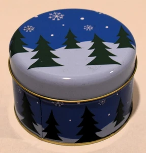 Kleine Weihnachtsbaum Metalldose - Bild 1 von 3