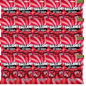 Shades by Niko Straight Up Süßigkeiten mit Erdbeergeschmack Beutel 150g - Bild 1 von 3