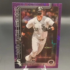 2025 Topps Series 1 Purple Holo Foil #95 Gavin Sheets #/250 Chicago White Sox 🔥 - Picture 1 of 2