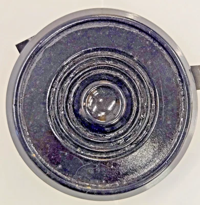 1955 Ford Passenger Car HEATER Delete Plate.  All full-size models. - Image 1 of 4