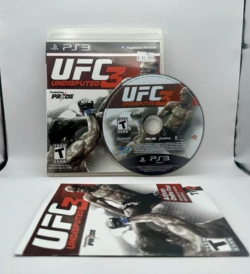UFC Undisputed 3 Sony PlayStation 3 PS3 CIB Completo con Manual EXCELENTE Foto 1 de 4