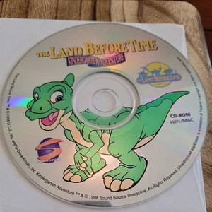The Land Before Time: Kindergarten Adventures - PC, 1998 Vintage Win/Mac CD —Rom - Picture 1 of 2