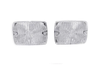 DEPO Pair of Clear Front Bumper Signal Lights For 1987-1993 Jeep Wrangler YJ Foto 1 de 3