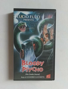 VHS Bloody Psycho 1988 Lucio Fulci presenta Leandro Lucchetti 2° ed. AVO 2001 - Imagen 1 de 3