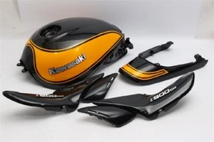 KAWASAKI Z900RS Genuine Exterior Set Gas fuel tank Fender Black Yellow #3815 - Foto 1 di 8