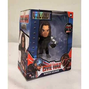 Captain America Marvel Bürgerkrieg Winter Soldat Bucky Barnes Metalle Gewölbt 4" - Bild 1 von 3