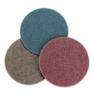 7" Hook and Loop Surface Conditioning Discs Variety Pack: Tan, Red, Blue 10 each - Picture 1 of 12