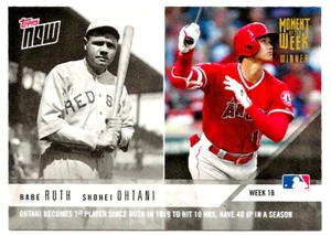 2018 Topps Now #MOW-18W Shohei Othani Rookie (Moment Of The Week Gold (Winner) - Picture 1 of 2