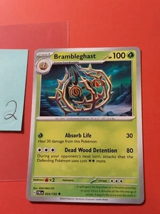 2023 Pokemon Scarlet and Violet Paldea Evolved #24 Brambleghast, UC, NF, cd2 - Picture 1 of 6