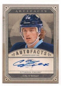 Cal O'Reilly 13-14 Upper Deck Artifacts Auto-Facts Autograph Signature