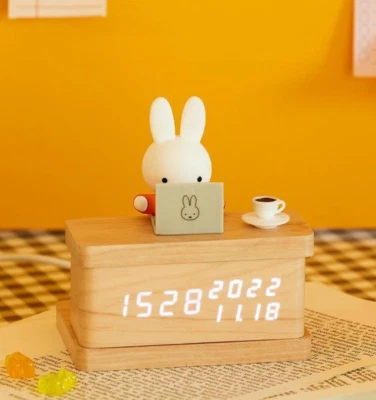 Miffy LED Calendar table clock ,Full-year Calendar table clock - Image 1 of 4
