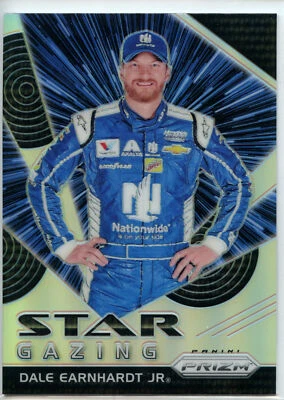 2018 Panini Prizm Racing NASCAR Star Gazing HOLO SILVER #69 Dale Earnhardt Jr - Image 1 of 2