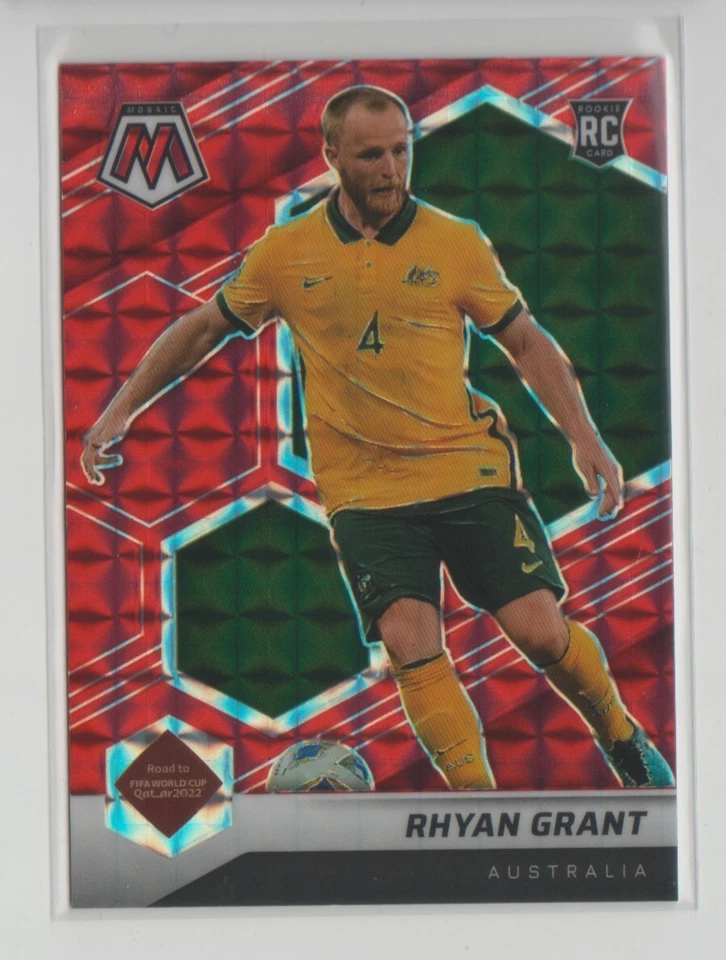 2021-22 Panini Mosaic World Cup Mosaic Red Prizm #150 Rhyan Grant RC - Flat S/H - Image 1 of 1