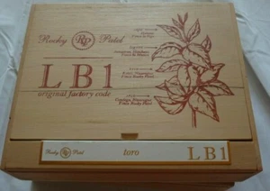 Rocky Patel L B 1 original factory code 2 TORO Cigar Boxes Empty lot #510 - Picture 1 of 3