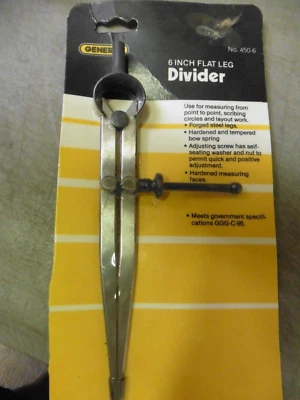New Old Stock Made in The USA General 450-6 6 Inch Divider - Image 1 of 2