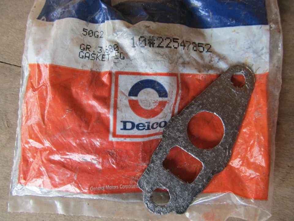 Junta de válvula NOS GM EGR 82-90 Buick Cadillac Chevy Olds 4,1 L 4,5 L 5,0 L V8   Foto 1 de 1