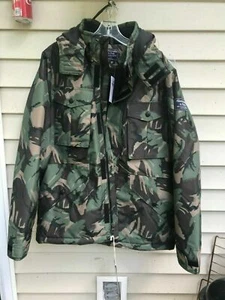 NWT $140 Abercrombie & Fitch Mens Midweight Technical Hooded Jacket Coat size L - Picture 1 of 7