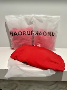 Table Covers - 6ft. Rectangular Elastic Edge Red New In Packaging - Picture 1 of 1