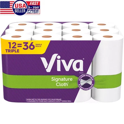 【US Seller】【Free Shipment】Viva Signature Cloth Choose-A-Sheet Paper Towels