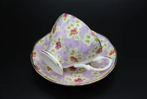 2003 ROYAL ALBERT Bone China 'Vintage Florals Lilac" Cup & Saucer - Picture 1 of 11