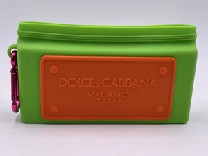 Dolce Gabbana Gummi Brille Sonnenbrille Schminketui Handtasche Clutch Neon Sommer - Bild 1 von 10