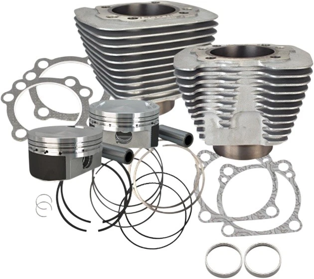 S&S 1250cc Conversion Kit Silver Compression 10.3:1 Harley Davidson Sportster - Imagem 1 de 1