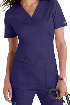 Cherokee Scrub Top Core Stretch Mock Wrap Clearance Sale 4728 - Image 1 of 3