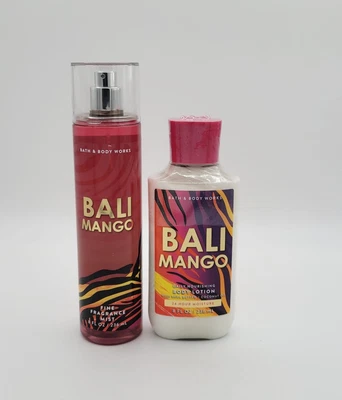 Bath & Body Works Bali Mango Fine Fragrance Body Mist & Body Lotion Set of 2 - Image 1 of 3
