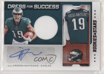 2019 Panini Rookies & Stars Dress For Success /99 JJ Arcega-Whiteside Auto RC - Image 1 of 2