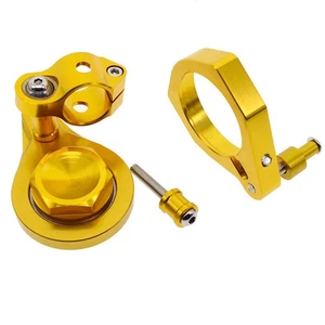 CNC Steering Damper Stabilizer Support Bracket For BMW S1000RR HP4 09-16 12 Gold - Imagen 1 de 7