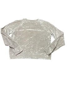 Lululemon Warm Down Crew * Crushed Velvet In Chrome Größe 4 - Bild 1 von 6