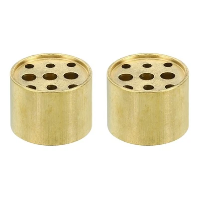 Soporte de incienso de latón para quemador de incienso de 2 piezas con 9 agujeros 0,8"x0,6" Foto 1 de 4
