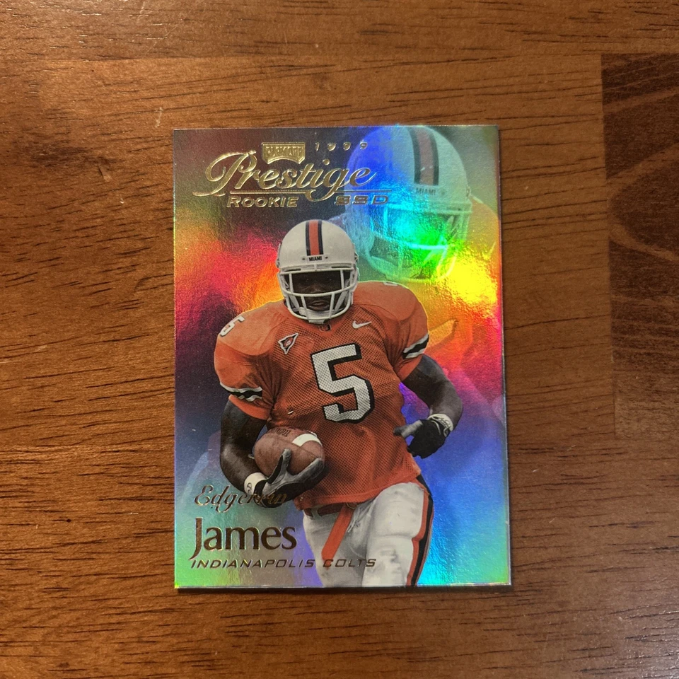 1999 Playoff Prestige SSD Edgerrin James Rookie RC #B164 Indianapolis Colts - Image 1 of 2