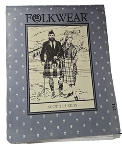 Folkwear #152 Scottish Kilts Highland Sewing Pattern Men's Size 36-48 UC FF - Picture 1 of 7