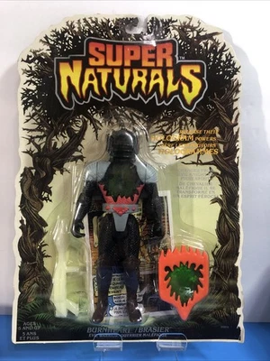 De colección Tonka (1987) Super Naturals Burnheart Evil Warrior desgaste de estante raro Foto 1 de 4