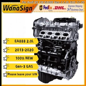 For Audi Q5 VW EA888 Gen-3 2.0L GAS 13-20 Engine Assembly Turbo Motor 4-Cylinder - Picture 1 of 12