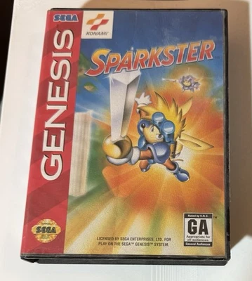 Sparkster Sega Genesis CIB W Manual Foto 1 de 3