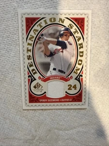 Grady Sizemore: 2009 UD SP LEGENDARY CUTS JERSEY #DSM-GS DESTINATION STARDOM - Picture 1 of 16