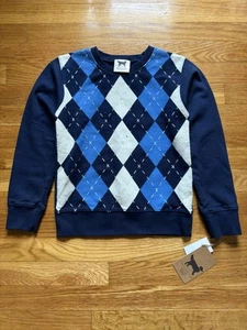 Jack Thomas organic cotton, argyle sweatshirt. New with tags! Size 5T - Picture 1 of 6