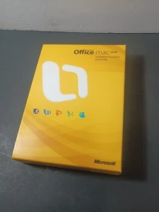 Microsoft Office 2008 Home and Student Edition for MAC CD Software with KEY S/N - Picture 1 of 4