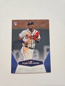 RONALD ACUNA JR. 2018 TOPPS ON DEMAND POSTSEASON RC #10 ATLANTA BRAVES - Picture 1 of 2