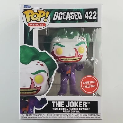Figura de vinilo Funko POP EXCLUSIVO Bloody Zombie Joker #422 DCeased DC Comics Foto 1 de 4