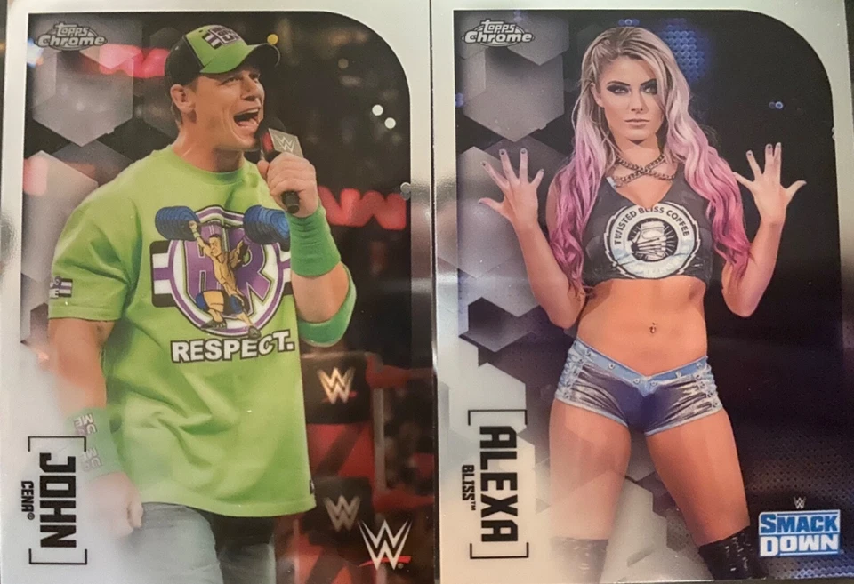 2020 Topps Chrome WWE you pick Complete Set Refractor Bliss Rose Lana Rhonda Mia - Image 1 of 1