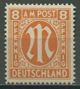 Bizone 1945 AM-POST Impresión Inglés, Papel y, 14 G y MNH. - Imagen 1 de 1