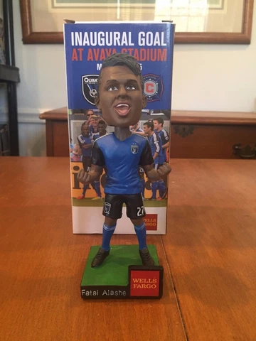 Fatai Alashe San Jose Quakes MLS SGA Inagural Goal Bobblehead NIB March 22 2015 Cover