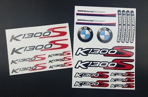 BMW k1300S motorrad motorcycle decal set 22 premium stickers K1300 S Laminated