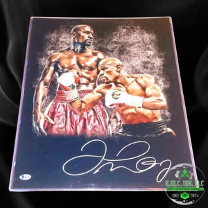 *WBC FLOYD MAYWEATHER SIGNED AUTOGRAPHED 16X20 CUSTOM TBE TMT COLLAGE POSTER W/B - Picture 1 of 1