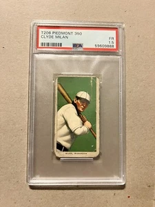 1909-11 T206 CLYDE MILAN PSA 1.5 FR PIEDMONT 350 WASHINGTON - Bild 1 von 2