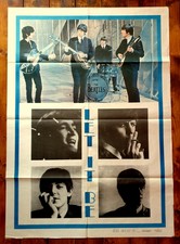 MANIFESTO POSTER AFFICHE MOVIE CINEMA THE BEATLES LET IT BE MUSICAL LONDRA CULT