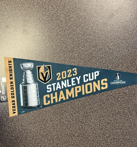 Las Vegas Golden Knights Stanley Cup Champions 2023 Pennant Cover